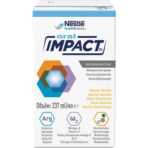 Nestlé Impact Oral Nährstoffpräparat Vanille 3 x 237 ml