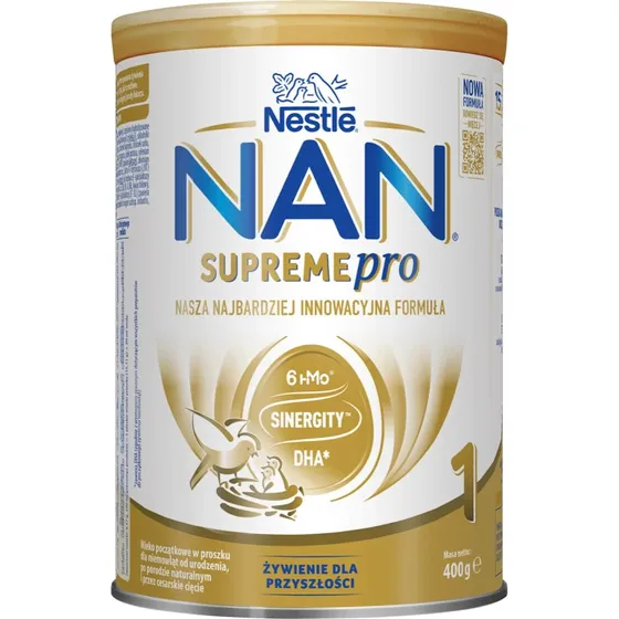 Nestle NAN Supremepro 1 HMO Säuglingsmilch ab Geburt, 400 g