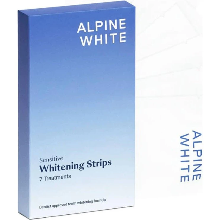 Alpine White Whitening Strips Sensitive, 14 Stück