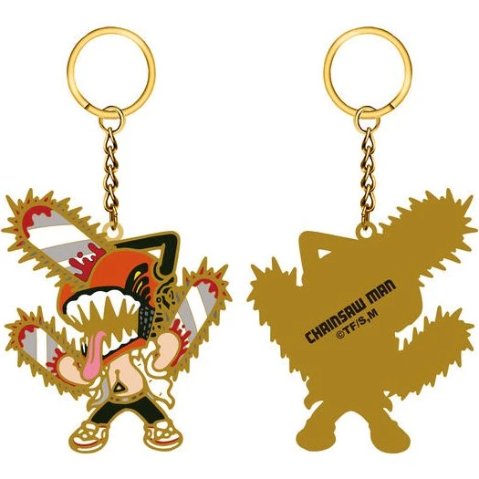 Crunchyroll Chainsaw Man Chibi Design 4 Emaille Schlüsselanhänger