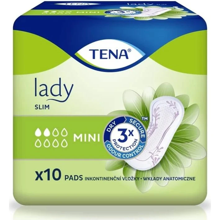 Tena Lady Slim Mini Saugeinlagen, 10 Stück