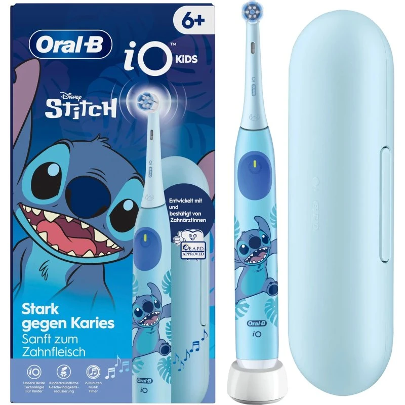 Oral-B iO Kids 6+ Stitch Rotierende Zahnbürste (Blau)