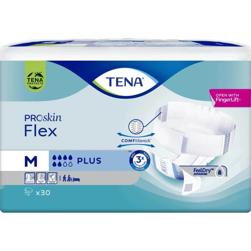 TENA Flex ProSkin Plus Inkontinenz-Höschen, Größe M, 30 Stück