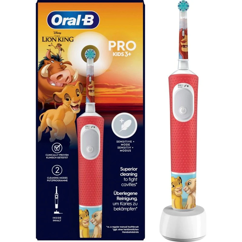 Oral-B Pro Kids 103 König der Löwen Elektrische Zahnbürste ab 3 Jahren