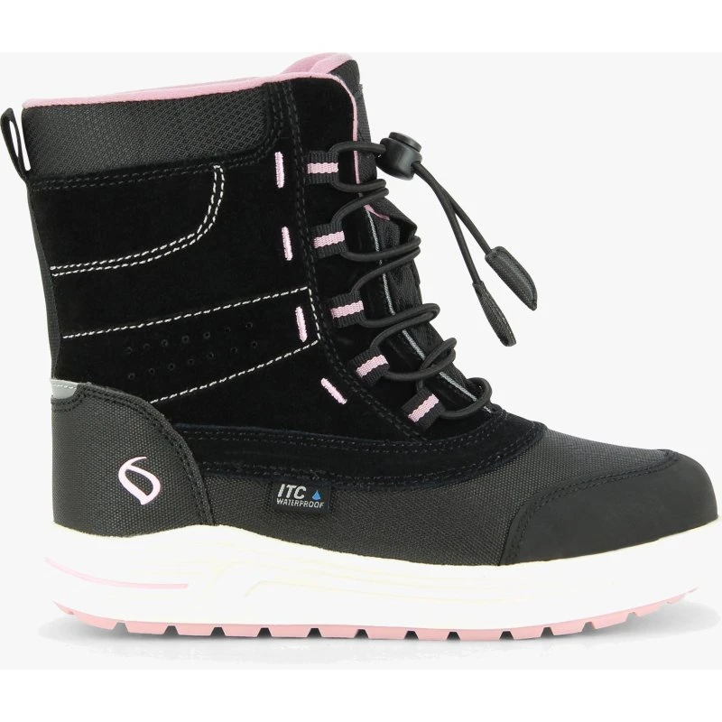 Leaf Jaren Winterstiefel Schwarz/Pink