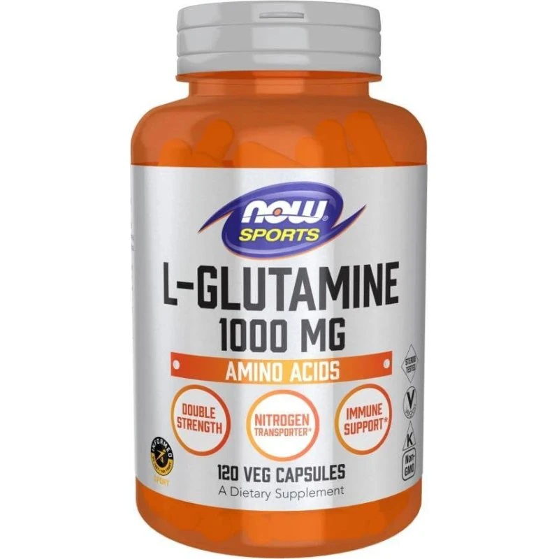 Now Foods L-Glutamin 1000 mg, 120 Kapseln