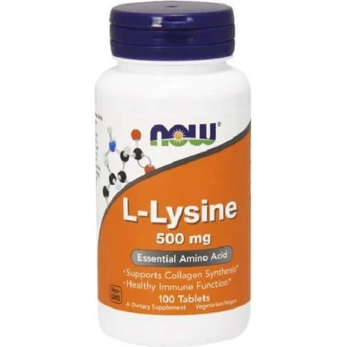 Now Foods L-Lysin 500 mg, 100 Tabletten