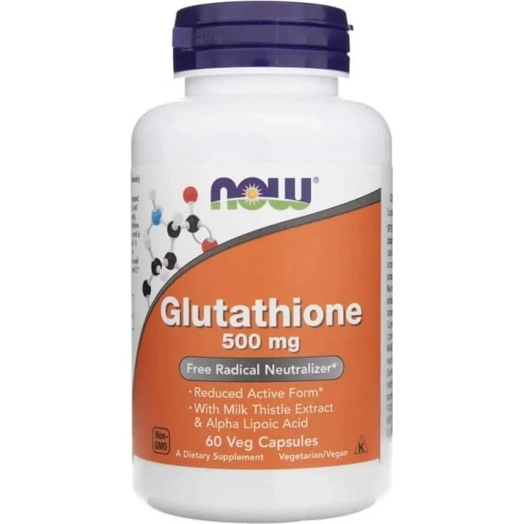 Now Foods Glutathion 500mg - 60 pflanzliche Kapseln
