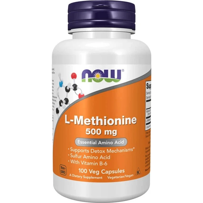 Now Foods L-Methionin 500 mg, 100 Kapseln