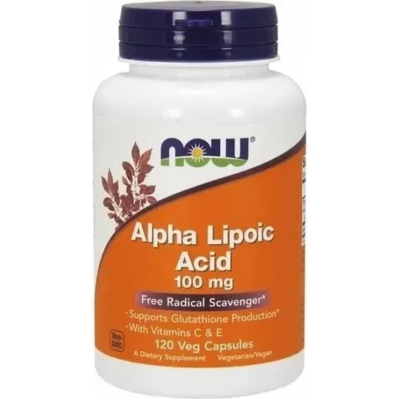 Now Foods ALA Alpha-Liponsäure 100 mg, 120 Kapseln