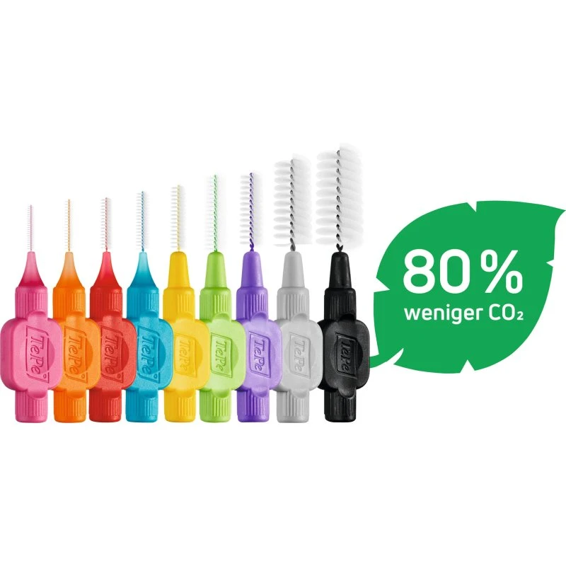 TePe Interdentalbürsten Original schwarz 1,5 mm, 8 Stück