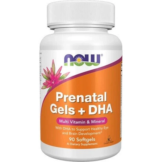 Now Foods Prenatal Gels + DHA, 90 Kapseln