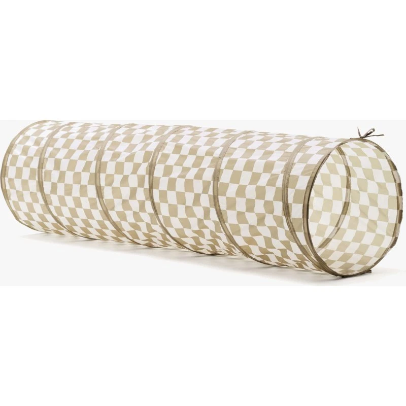 Kids Concept Spieltunnel Karo Khaki
