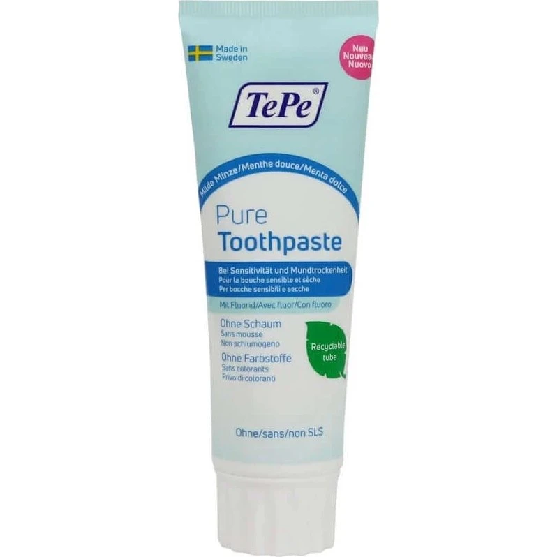 TePe Pure Zahnpasta Peppermint 75 ml