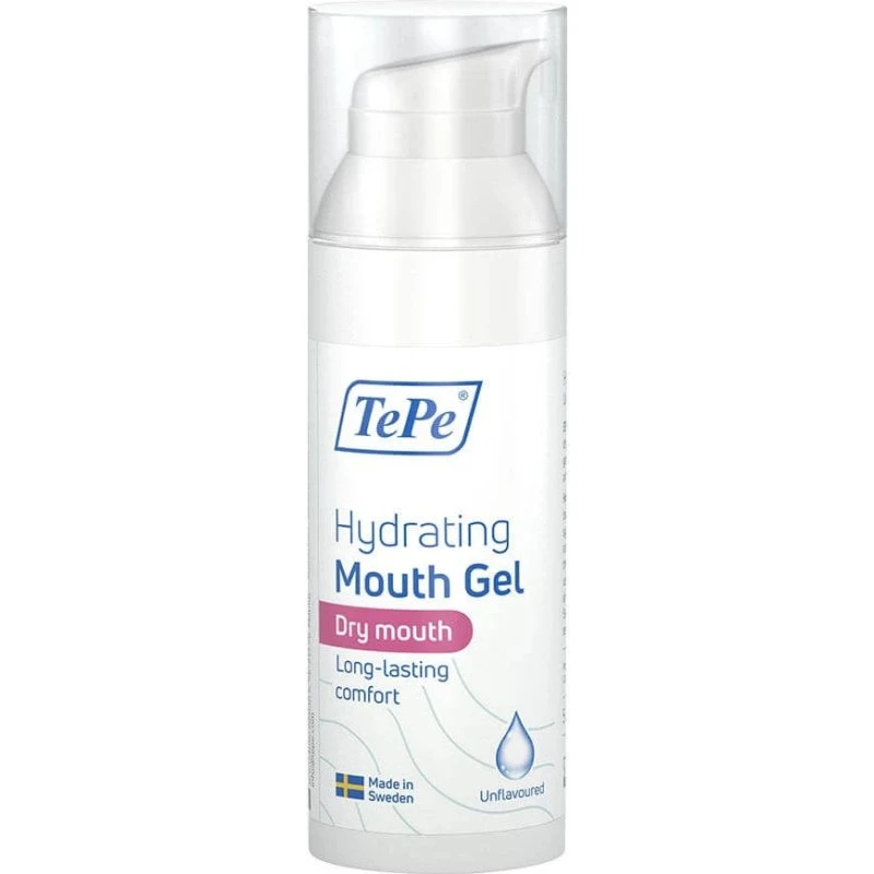 TePe Geschmacksneutrales Mundgel 50ml für Mundtrockenheit