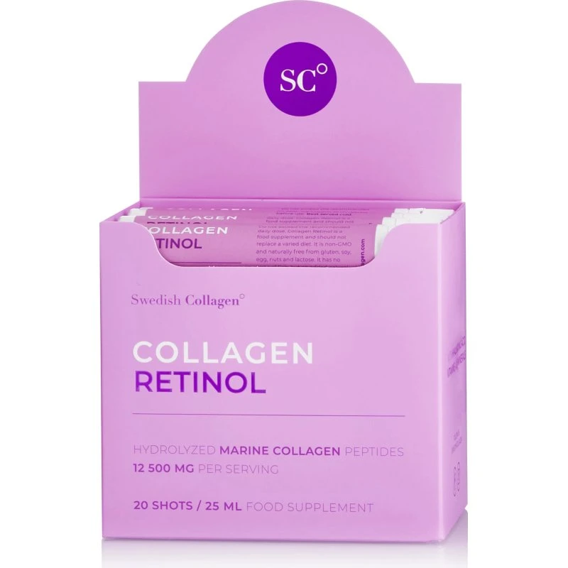 Schwedisches Kollagen Retinol - 20 Ampullen für Haut & Haare