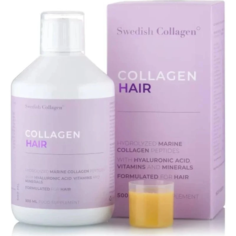 Swedish Collagen Liquid Collagen für Haare & Haut, 500 ml