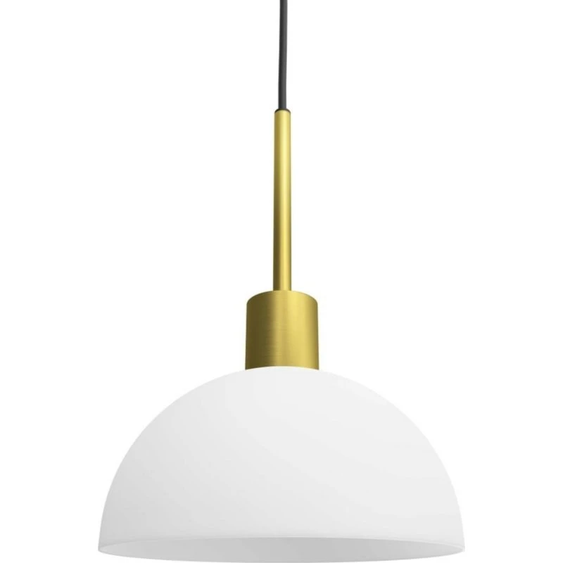 Herstal Vienda Pendelleuchte Messing/Opalglas Ø20cm