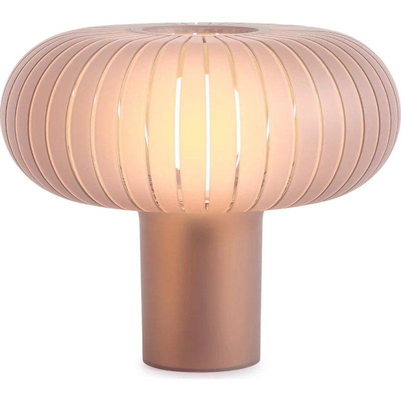 Kartell Tischleuchte Teresa Frozen, Rosa, Dimmbar, E27