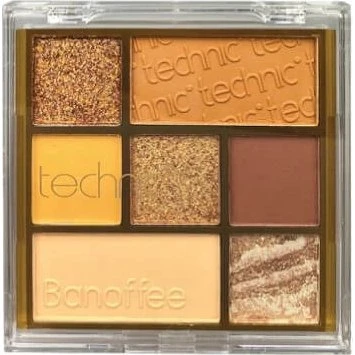 Technic Lidschatten-Palette Banoffee, 7 Farben