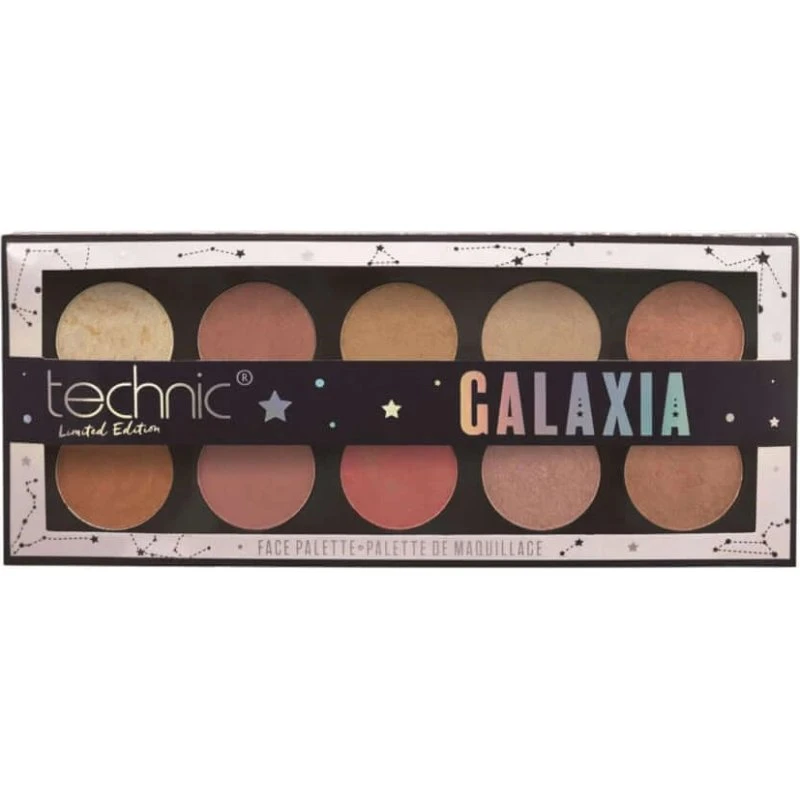 Technic Galaxia Face Palette Limited Edition - 10-teiliges Set