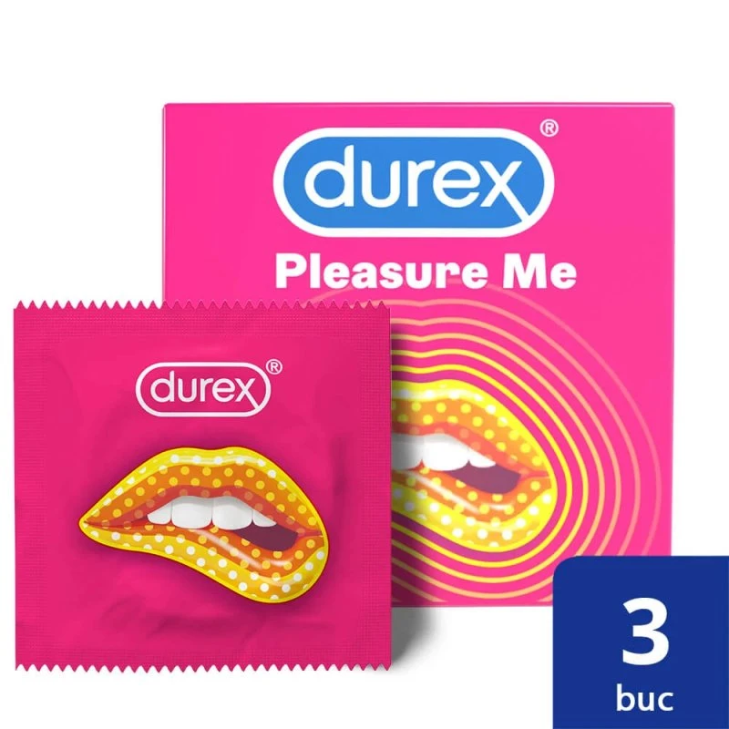 Durex Pleasure Me Kondome, 3 Stück, mit Textur