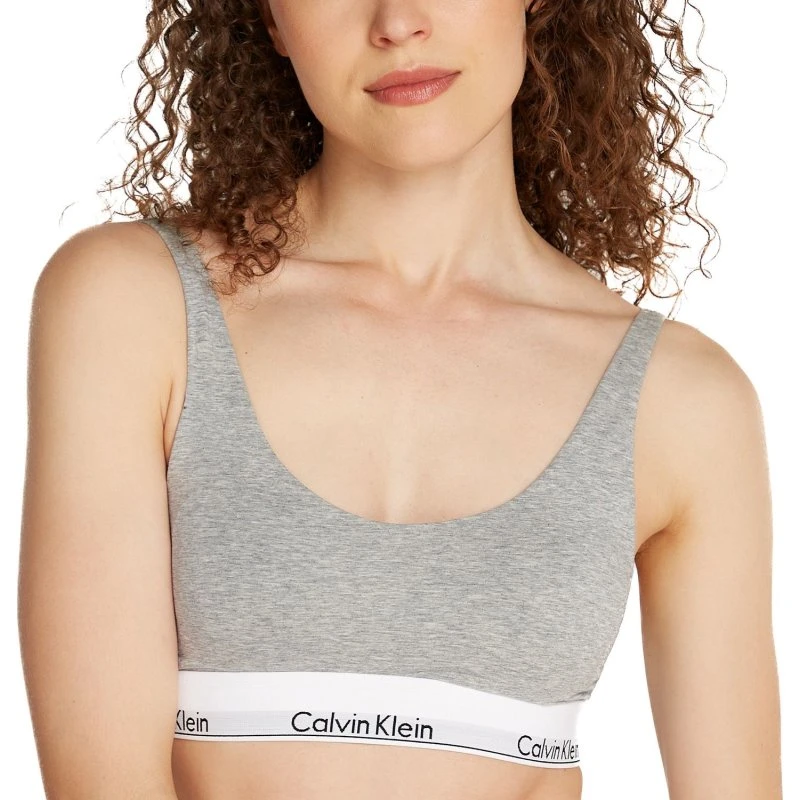 Calvin Klein Modern Cotton Bralette Grau