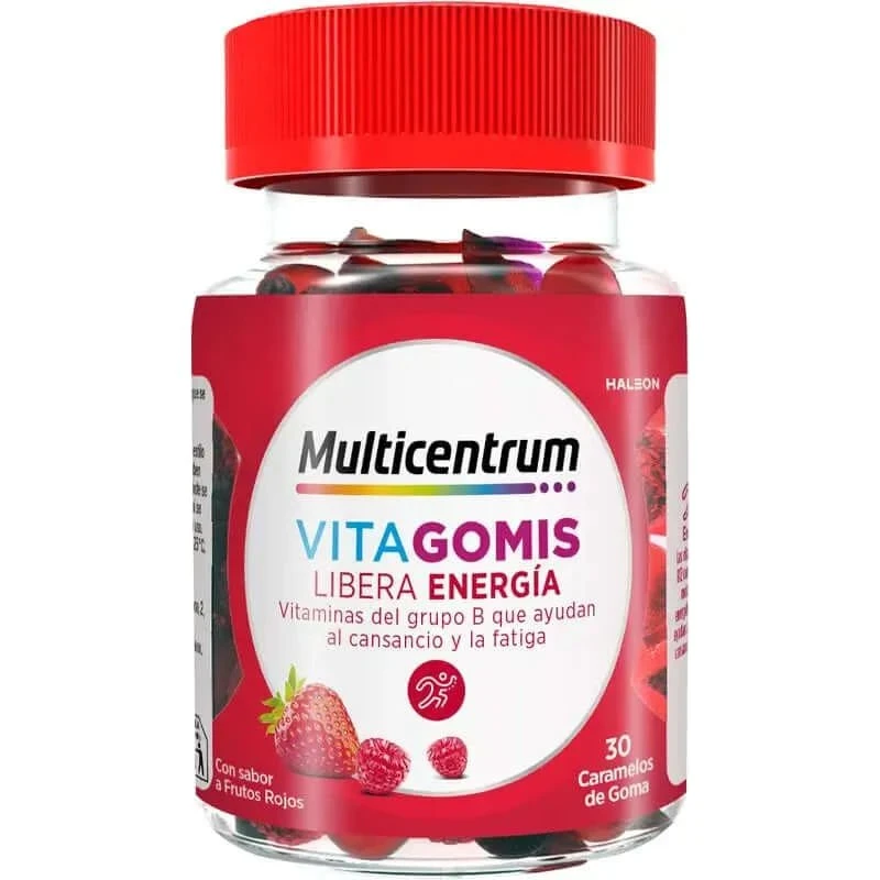 Multicentrum Vitagomis Energy, Multivitamin-Gummibärchen, 30 Stück