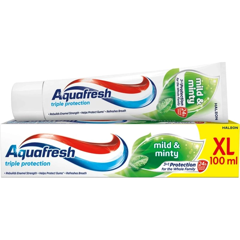 Aquafresh Triple Protection Mild & Minty Zahnpasta, 100 ml