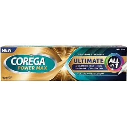 Corega Ultimate All in 1 Prothesenhaftcreme, 40 g