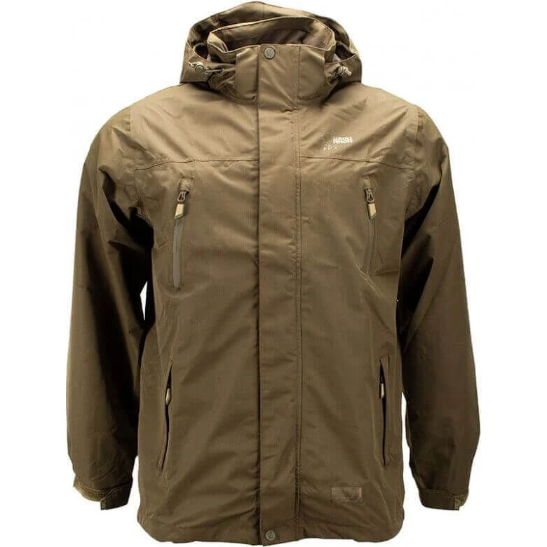Nash Waterproof Jacket - Wasserdichte Outdoorjacke für Angler, Gr. L