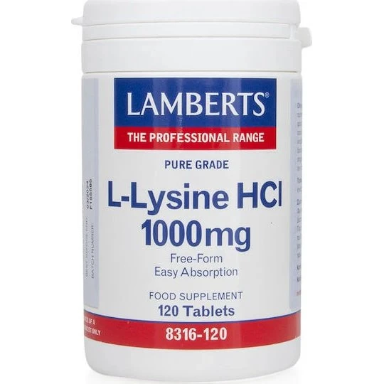 Lamberts L-Lysin HCL 1000mg - 120 Tabletten