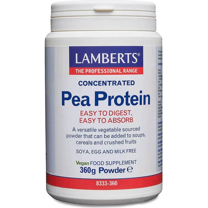 Lamberts Erbsenprotein 360g - Natürliches pflanzliches Eiweiß