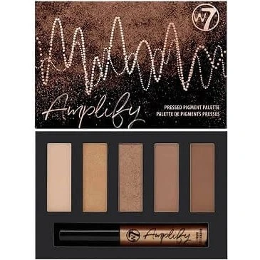 W7 Amplify Knockout Rouge-Kit mit 5 Farben & 1 flüssigem Lidschatten