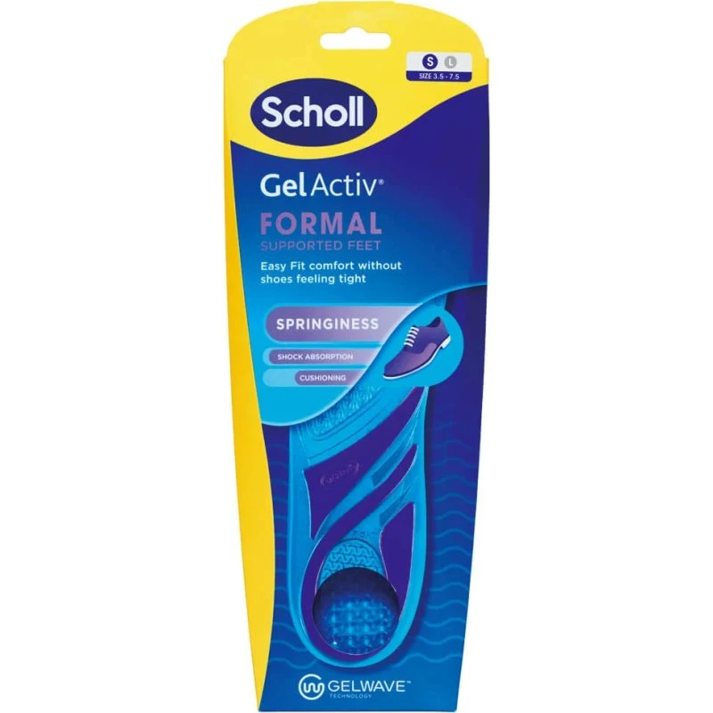 Scholl Gel Activ Formal Einlegesohlen, Größe S, 1 Paar