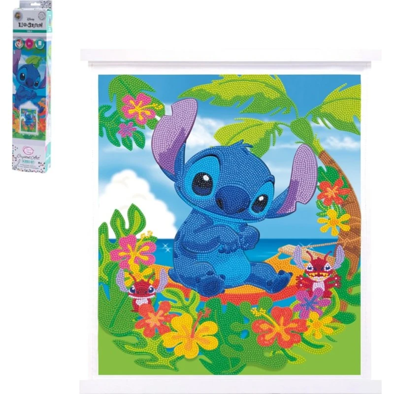 Craft Buddy Crystal Art Scroll Disney Lilo & Stitch 35x45cm