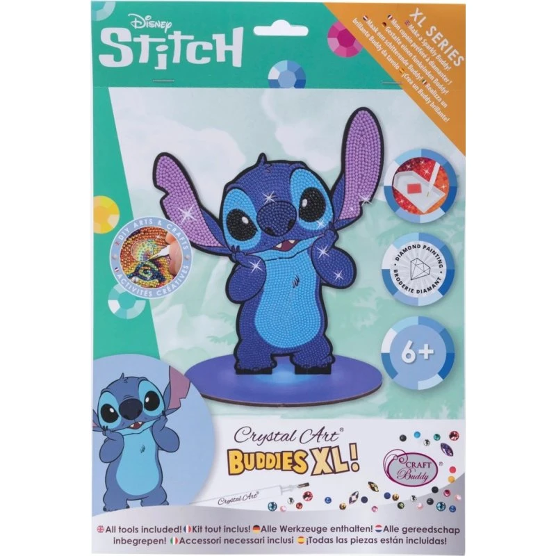 Craft Buddy Crystal Art XL Buddies Stitch Disney Figur