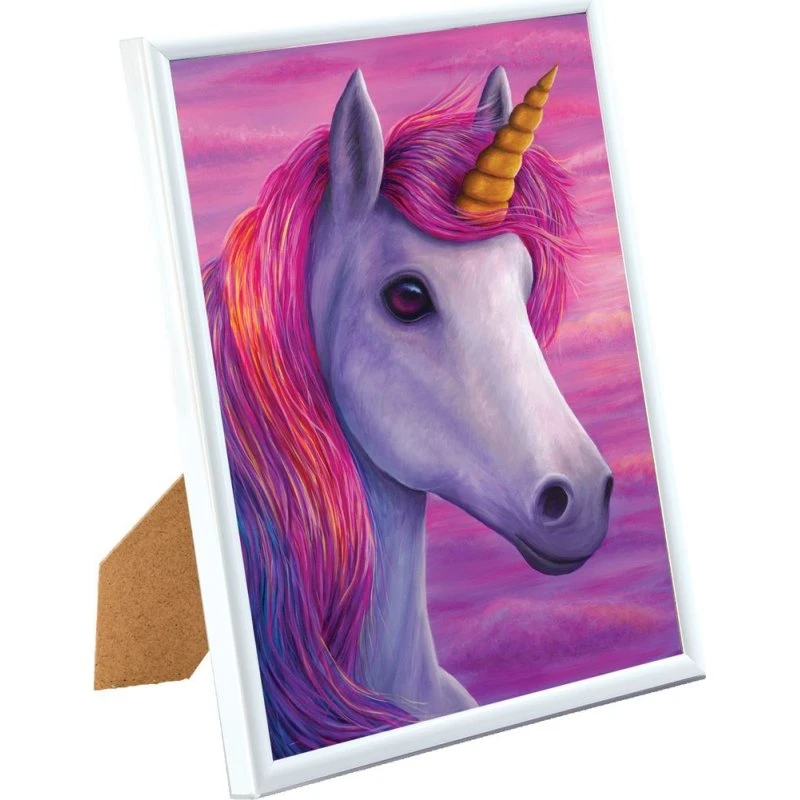 PBS Deutschland Süd CRYSTAL ART CAM-3 Einhorn Bastelset mit Rahmen