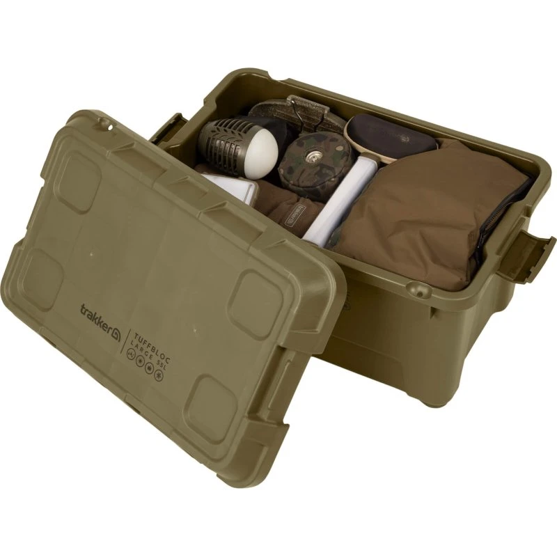 Trakker Tuffbloc Storage Box L - 55L wetterfeste Aufbewahrungsbox