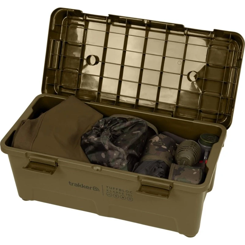 Trakker Tuffbloc Storage Box XL - 75L wetterfeste Aufbewahrungsbox