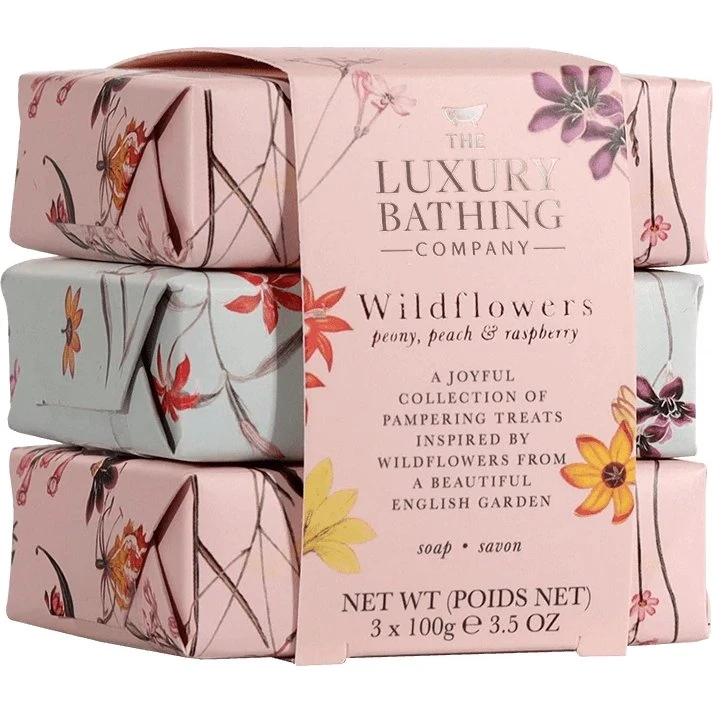 Cadou Gentle Cleansing Trio Wildblumen Pfingstrose Pfirsich & Himbeere
