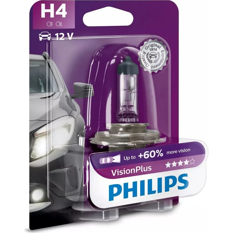 PHILIPS H4 60/55W VISION PLUS Scheinwerferlampe