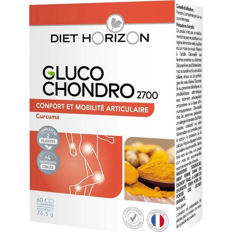 Diet Horizon Gluco Chondro 2700 – Gelenk-Komplex mit Kurkuma