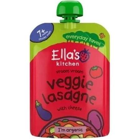 Ella's Kitchen Bio-Gemüse-Lasagne mit Käse, 130 g