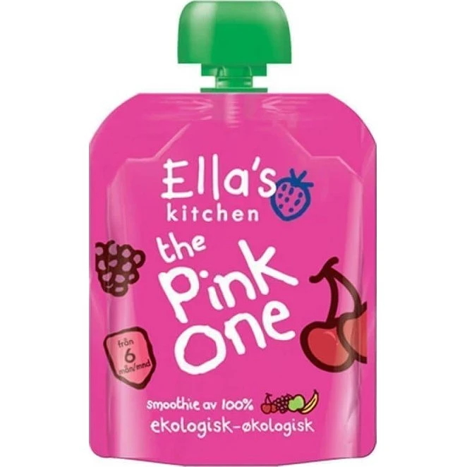Ella's Kitchen Bio-Passionsfrucht-Himbeer-Püree, 90g