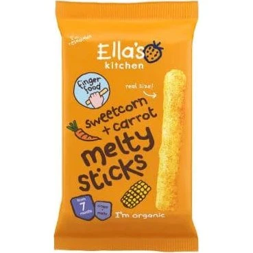 Ella's Kitchen BIO Knusperstäbchen Mais & Karotten, 16g