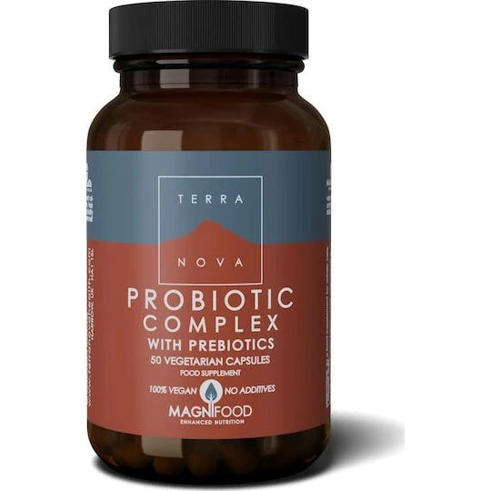 TerraNova Probiotic Complex mit Präbiotika, 50 vegetarische Kapseln