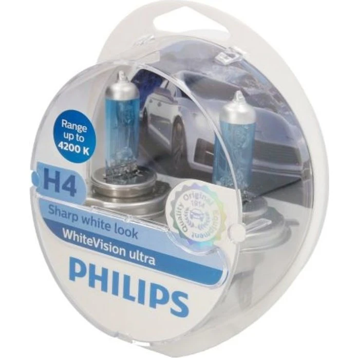 Philips H4 WhiteVision Ultra 4200K DuoBox 12V 60/55W