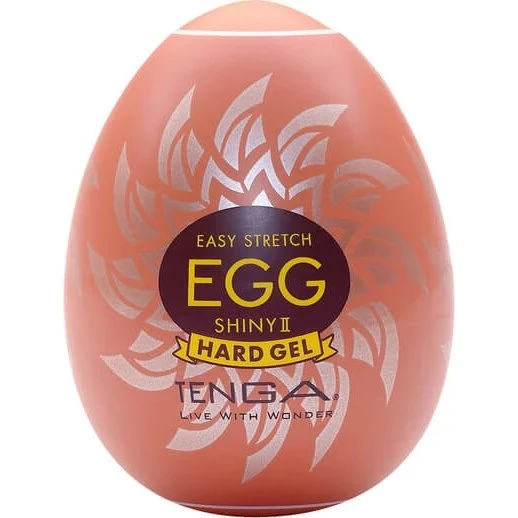 Tenga Easy Stretch Egg Shiny Shiny II Hard Gel Einwegmasturbator