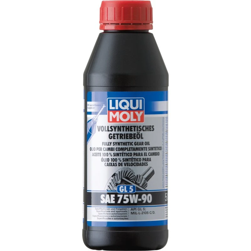 LIQUI MOLY Vollsynthetisches Getriebeöl GL5 SAE 75W-90 500 ml